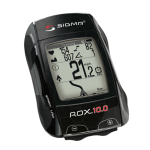 Sigma ROX 10.0 GPS Operating Instructions Manual