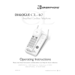 Ameriphone CL-40 Operating instructions