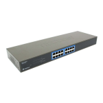Trendnet TEG-S160TX 16-Port 10/100/1000Mbps Copper Gigabit Switch Ficha de datos