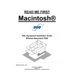 SBC Macintosh Efficient Networks 5260 Installation guide