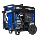 DUROMAX XP15000EH 12500-Watt 713 cc Gasoline/Propane Powered Dual Fuel Portable Generator Manual