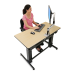 Ergotron WorkFit-D, Sit-Stand Desk Manuel utilisateur