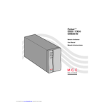 MGE UPS Systems EX30Rack Power Supply User manual