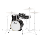 Pearl Midtown Black Gold Sparkle Shell Set Instruction manual