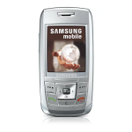 Samsung SGH-E250V Cell Phone User manual