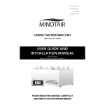 Minotair PENTACARE-V12 Series User Manual And Installation Manual