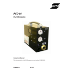 ESAB PCC-91 Plumbing Box Instruction manual