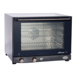 Cadco OV-013 MEDIUM-DUTY Half Size, 3 Shelf, Manual Control, 120v Manual
