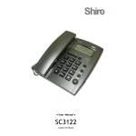Shiro SB2185 User Manual