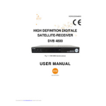CMX DVB 4800 User manual
