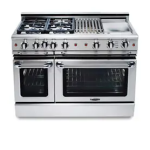 Capital GSCR488L 48 Inch Pro-Style Gas Range Installation guide