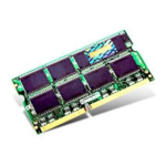 Transcend 256MB SDRAM 144Pin SO-DIMM PC133 Unbuffer Non-ECC Memory Datasheet