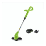 Greenworks ST24B211 24-Volt Max 10-in Straight Cordless String Trimmer Owner's Manual