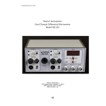 Warner Instruments OC-725D Oocyte Voltage Clamp Manual