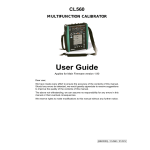 Omega CL560 Owner Manual