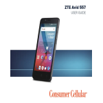 Consumer Cellular ZTE Avid 557 User Manual