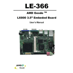 AMD GEODE LE-366 User's Manual