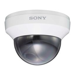 Sony SSCN24A surveillance camera Datasheet | Manualzz