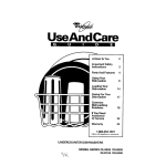 Whirlpool DU4500XR Series User's Manual