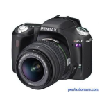 PENTAX SLR Digital Camera *ist DL2 Operating Manual