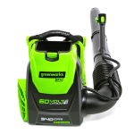 Greenworks Pro BPST60L510 2-Piece 60-volt Cordless Power Equipment Combo Kit Operating Guide