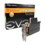EVGA 01G-P3-1289-ER GeForce GTX 280 1GB graphics card Fiche technique