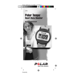 Polar TEMPO Heart Rate Monitor User manual