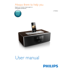 Philips Mini Stereoanlage DTB855/10 Bedienungsanleitung