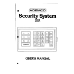 ADEMCO 4150 User manual