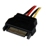 StarTech.com 12in SATA to Molex LP4 Power Cable Adapter - F/M Datasheet