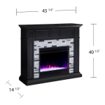 Southern Enterprises HD013701 Etta Color Changing 46 in. Electric Fireplace Operating instructions