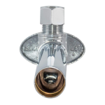 EASTMAN 10742LF Brass 1/2-in Copper Sweat x 3/8-in OD Compression Quarter Turn Angle Valve Installation Guide