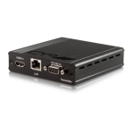 Cyp PU-607BD-TX HDMI over Single CAT5e/6/7 HDBaseT&trade; - Bi-Directional PoC Transmitter (full 5-Play&trade; &amp; Single LAN up to 100m) Manual