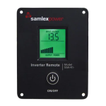 Samlexpower SSW-R1-12B SSW-R1-12B Remote control Specification