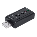 Manhattan 152341 Hi-Speed USB 3D 7.1 Sound Adapter Quick Instruction Guide