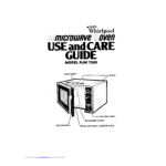 Whirlpool RJM 7600 Microwave Oven User manual