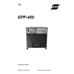 ESAB EPP-450 ESAB Precision Plasma Power Source Instruction manual