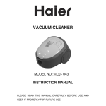 Haier HCJ-085 Instruction Manual