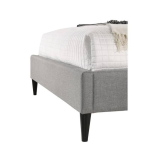 LuXeo LUX-Q6877-GRY1 Chester Gray Queen Upholstered Platform Bed Instructions