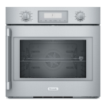 Thermador POD301RW 30-Inch Professional Single Wall Oven Specification Sheet