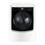 LG Electronics 7.4 cu. ft. Smart Electric Dryer with Steam and WiFi Enabled in White, ENERGY STAR Owner's Manual
