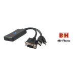 Comprehensive CCN-VGA2HD VGA to HDMI Converter Adapter Specification Sheet