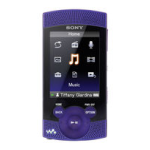 Sony NWZ-E365BLK MP3 Player User manual