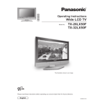Panasonic TX26LX50F Manuel utilisateur