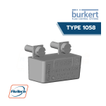 Burkert 1058 Fuse Operating Instructions