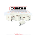 Coates PHS-CN Series P13J001 &ndash; P17H999 Salt Heater Installation and Operation Manual