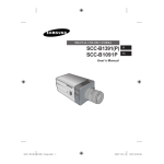 Samsung SCC-B5381GP Owner's manual