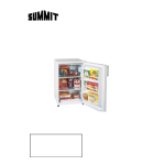 Summit Appliance FS60 5.0 cu. ft. Upright Freezer instruction manual