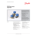 Danfoss Solenoid valves, Type EVU 1-8 Normally closed (NC) 数据表