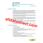 NXP PCA9922BS 8-channel constant current LED driver Data Sheet